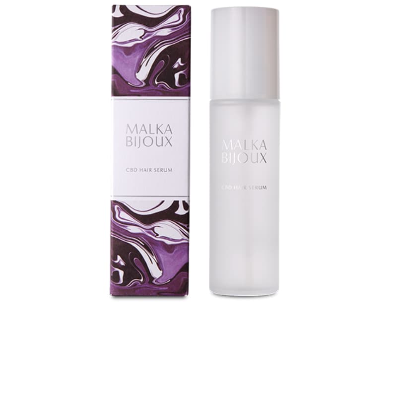 Malka Bijoux CBD Hair Serum package taller
